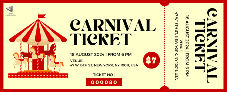 carnival free printable event tickets