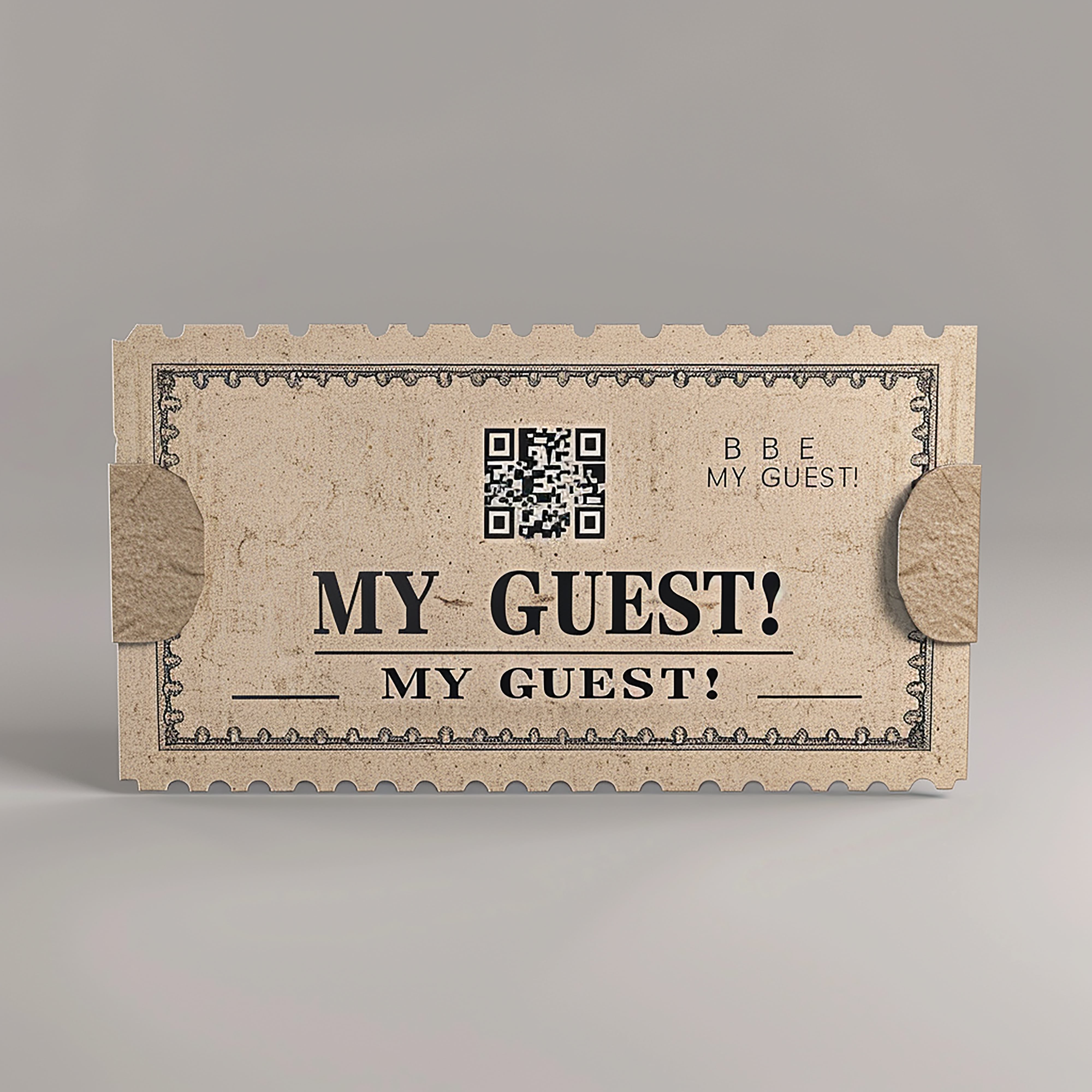 how to make paper tickets using recycled paper