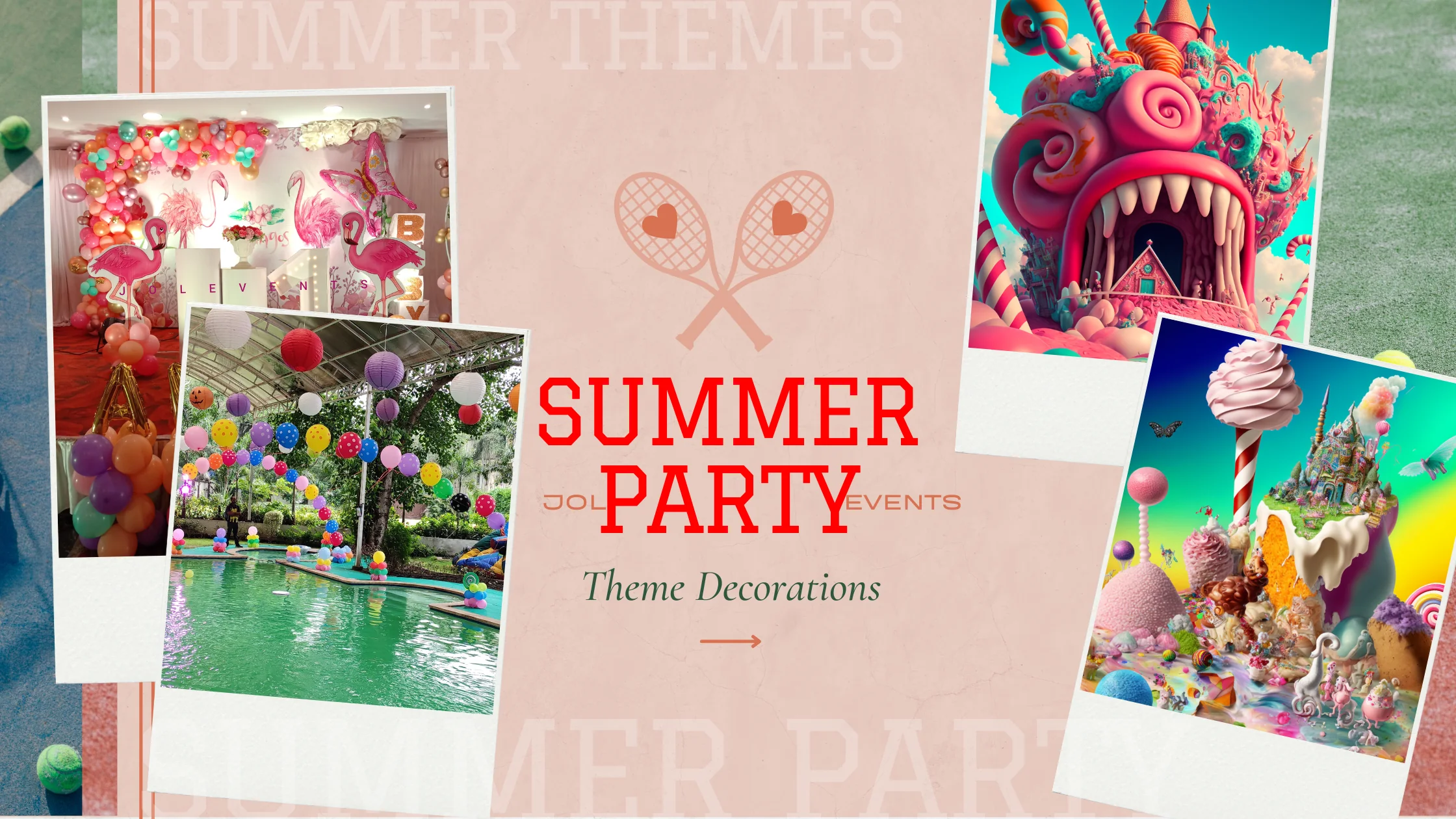 SUMMER Party birthday theme decorations pune by jolevents