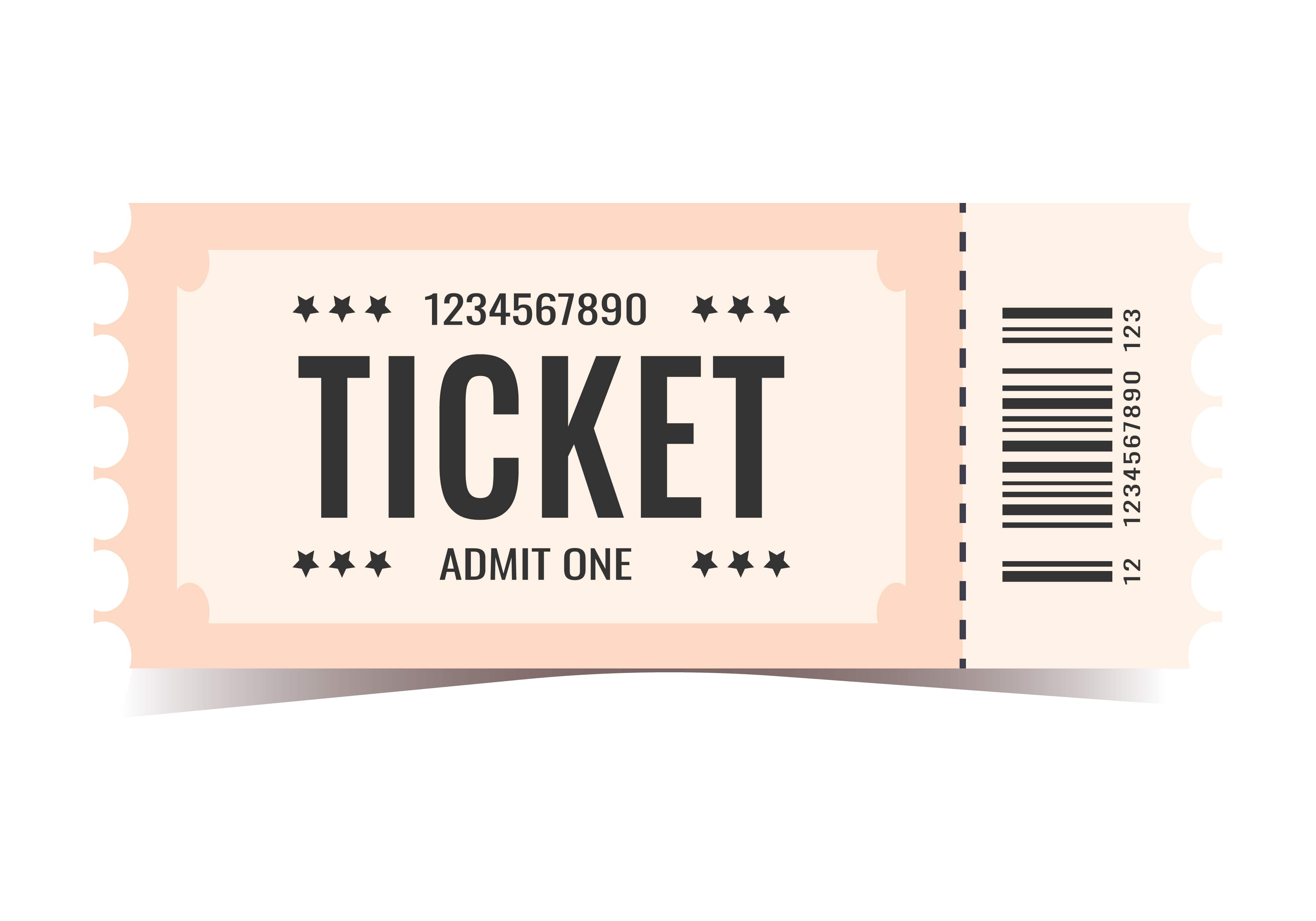 how to make paper tickets using cardstock